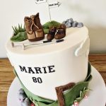 80th celebration cake
