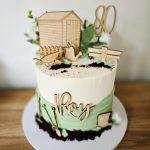 Male 80th birthday cake